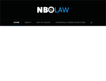 Tablet Screenshot of nbolaw.com